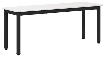 Zdjęcie produktu dla vidaXL Ławka biała 110 x 35 x 45 cm lite drewno sosnowe