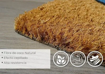 Produktbild von Famanu Fußmatte mit antislip Unterseite - Kokosfaser