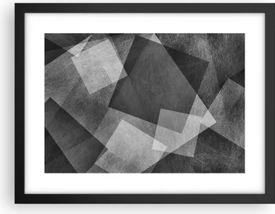 Produktbild von Gerahmtes Poster - Schwarzer Rahmen - Abstraktion modern - 40x30 cm - Wand Bild - Wanddeko - Wandbilder - Kunstposter - Wandposter - Bilderrahmen - Bilder - Kunstdruck - Wandbild - P2BAA40x30-3996