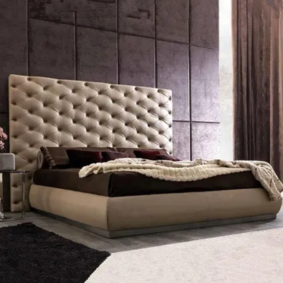 Produktbild von Wandpaneel Bett Paneel Chesterfield Polster Betten Schlafzimmer XXL Big 180x200