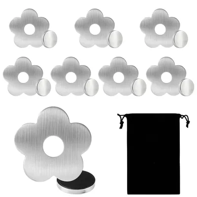 Immagine prodotto di Omgoods - Set di 8 pesi magnetici per tovaglia, ideali per l'uso all'aperto