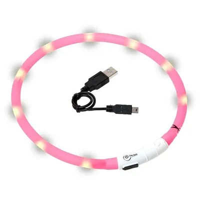 Produktbild von Karlie - Visio Light Led Halsband Pink 70Cm