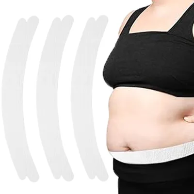 Produktbild von Bauch Schweißpads gegen starkes Schwitzen, hautfreundliche Schweißabsorber Pads aus Vliesstoff, verhindern Feuchtigkeit & Hautreibung