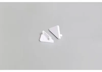 Produktbild von Endkappen 2er Set für Eckprofil 30° + 60° Typ E Weiß