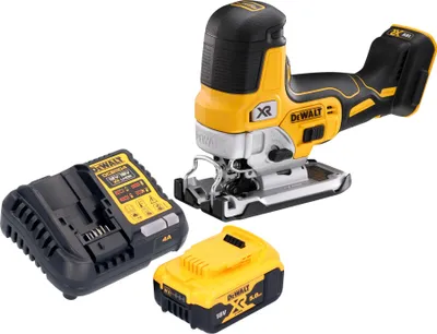 Produktbild von DeWalt DCS 335 P1 Akku Stichsäge 18 V 135 mm Brushless + 1x Akku 5,0 Ah + Ladegerät