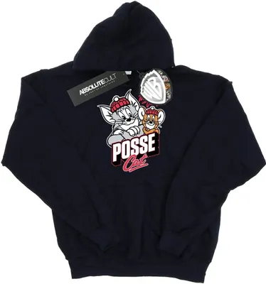 Produktbild von Tom And Jerry - "Posse Cat" Kapuzenpullover für Herren BI19128 (L) (Marineblau)