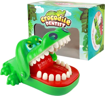 Productafbeelding van Krokodillenspel - Croco doc spel - Krokodillentanden speelgoed spel
