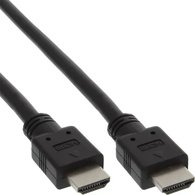 Image de InLine® 17607E Câble HDMI, HDMI High Speed, prise/prise, noir, 7,5m