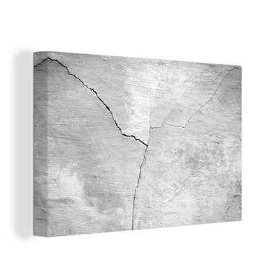 Produktbild von OneMillionCanvasses® - Leinwandbilder - 150x100 cm, Beton - Grau - Weiß - Industriell, Wandbilder Kunstdruck Wanddekoration