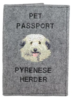 Produktbild von Pyrenaen-Hutehund, Pyrenäenschäferhund - Hundepassetui, Dokumententasche, Geschenk für den Reisenden von der Marke Art-Dog