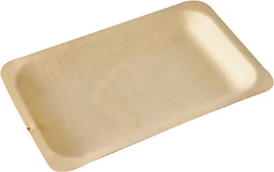 Obrázok produktu pre Papstar tanier na jedlo z čistého dreva 195x140 mm 50 kusov 1 balenie