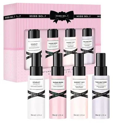 Produktbild von Miss So - Miss So - Damen Körperparfum-Set 4 x 50 ml -
