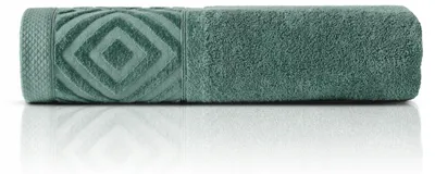 Produktbild von Detexpol PAULA Handtuch 100x150 Dunkelgrün 100% Baumwolle 550g/m