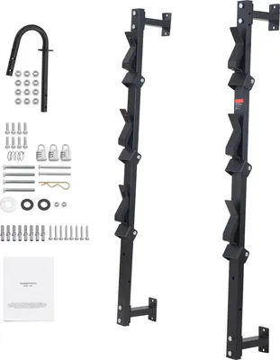 Produktbild von SucceBuy Trimmer-Gestell, Unkraut-Trimmer-Gestell mit 3 Plätzen, Trimmhalter-Anhängergestell mit Passwortschloss aus Zinklegierung, Wandmontage oder Befestigung an geschlossenem Anhänger