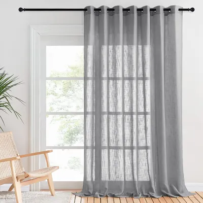 Image de Rideaux de fenêtre transparents avec œillets pour différentes pièces