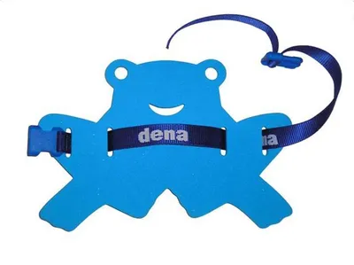 Produktbild von Schwimmgürtel Frosch Kleinkind mit Sicherheitsverschluß 85cm 0-3 Jahre verstellbares Gurtband Blau