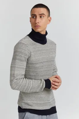 Produktbild von CASUAL FRIDAY CFKarl Herren Rollkragenpullover Pullover Feinstrick Rollkragen Meliert