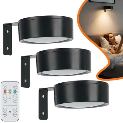 Produktbild von 3 PACK Bild Licht mit Fernbedienung, LED Kunstanzeige, Malerei Beleuchtung für Kunst, Bilder, Fotorahmen und Portrait