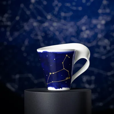 Image de NewWave Stars Becher mit Henkel Loewe/Leo 130 x 95 x 113 mm, 240 ml | Villeroy & Boch | Art.-Nr. 1016165817 | EAN 4003686394131
