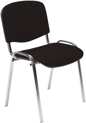 Produktbild von Nowy Styl WCI01-A25Z-AAC Besucherstuhl ISO CR - ohne Armlehnen, schwarz