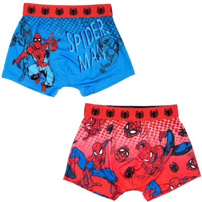 Produktbild von Marvel Spiderman Jungen Boxershorts 2er Pack Gr. 128-152 - Bunt, 128
