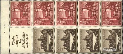 Produktbild von Briefmarken Deutsches Reich 1939 Mi Hbl114 postfrisch Bauwerke