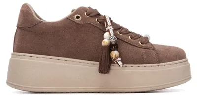 Image de REFRESH - Baskets de sport pour femmes, couleur marron - Chaussures confortables et polyvalentes - Cas
