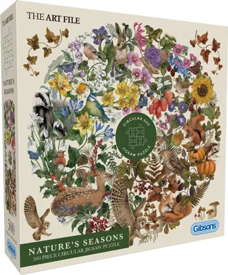 Produktbild von Gibsons The Art File Nature's Seasons, 500 Stück(e)