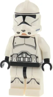 Produktbild von 1x Lego Minifigur Star Wars Episode 3 Clone Trooper Phase 2 Helm 75028 sw0541