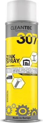 Produktbild von CleanTEC Zinkspray 400 ml HELL Grundierung Korrosionsschutz Rostschutz bis 300°C