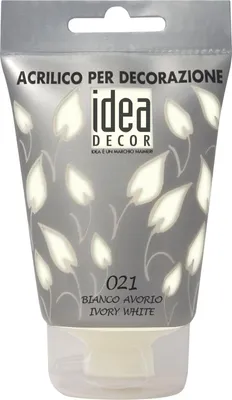 Zdjęcie produktu dla Maimeri Idea Decor Farba akrylowa Ivory White 110 ml 1 szt.