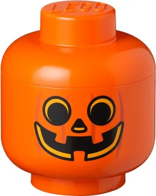 Produktbild von LEGO Aufbewahrungskopf STORAGE HEAD PUMKIN S 2 Liter orange