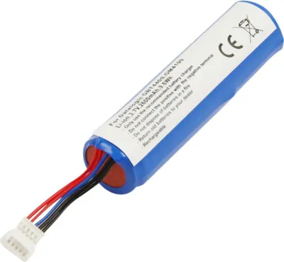 Image de Avizar, batterie de rechange Datalogic GBT4400/GM4100 3,7 V 2600 mAh Li-Ion, bleu