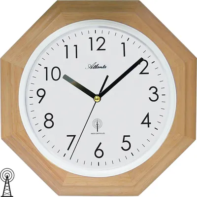 Produktbild von Atlanta Wanduhr, Funk, 26,5 x 26,5 cm, 4324-30