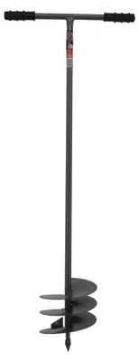 AWTOOLS Handerdbohrer Ø 260 mm mit Stahlspirale und ergonomischem Griff