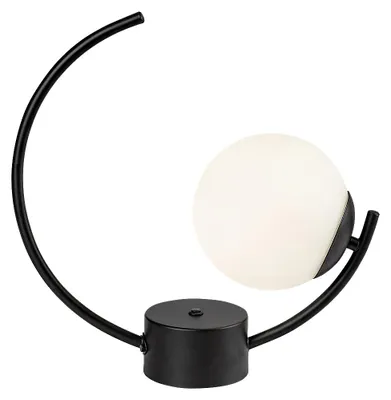 Image de Rabalux 74035 Lampes de table Mesiro E14 1x MAX 25 métal verre noir