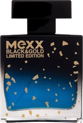 Produktbild von Mexx Black & Gold Limited Edition Man EDT Eau de Toilette 50ml holzig-fruchtiger Herrenduft