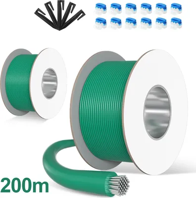 Obrázek produktu pro Jopassy 200 m ohraničujícího vodiče pro robotické sekačky + 700 zemních hrotů + 24 kabelových konektorů