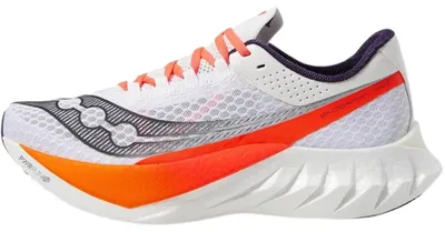 Immagine prodotto di Scarpa da corsa Saucony Endorphin Pro 4 da uomo, taglia 8.5 US, colore bianco/nero