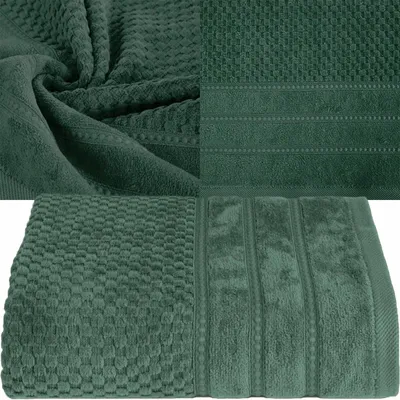 Produktbild von Eurofirany Badetuch Baumwolle 70x140 cm Grün 500 gsm