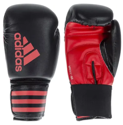 Immagine prodotto di Guantoni da boxe Adidas Hybrid 50, nero/rosso, 10 oz