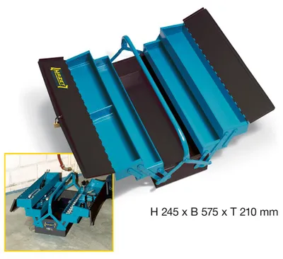 Zdjęcie produktu dla HAZET 190L, Przybornik, Czarny, Niebieski, 210 mm, 575 mm, 245 mm, 5,2 kg