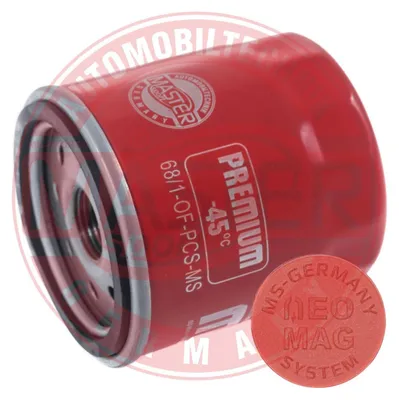 Produktbild von Ölfilter MASTER-SPORT 68/1-OFMG-PCS-MS Anschraubfilter für TOYOTA Yaris Schrägheck (P9) passend für PEUGEOT 107 Schrägheck (PM, PN) 108 für CITROËN C1