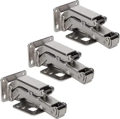 Produktbild von 3 Soft-Close Drehgelenke 165-180°, vergalvatisiert, für Küche & Schlafzimmer