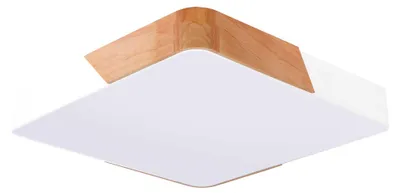 Immagine prodotto di Forlight - Plafoniera LED Pinta Square, 300x300mm, legno chiaro, a basso consumo energetico, facile da installare, design moderno
