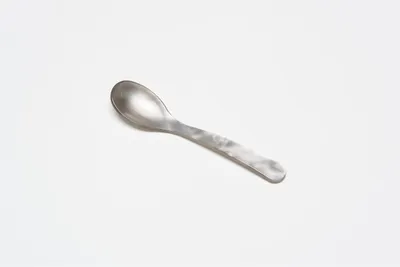 Produktbild von G.F. Heim Söhne Eierlöffel aus Acrylglas silber 12,5cm