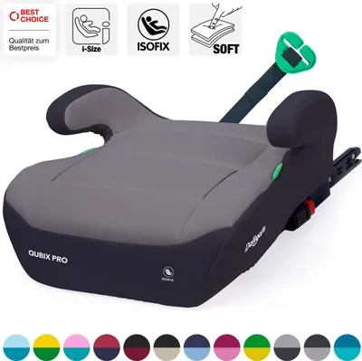 Obrázek produktu pro Daliya® QUBIX PRO dětská podsedací podložka s ISOFIX, norma i-SIZE ECE R129, 125–150 cm, Gurtfix, autosedačka, dětská autosedačka, dětská sedačka, podsedací podložka