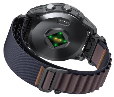 Produktbild von Nylonarmband für Garmin Fenix/Tactix/Forerunner/Enduro - Uhrenarmband - 22 mm - Schnellverschluss - 160–245 mm - Dornschließe aus Edelstahl - Indigo