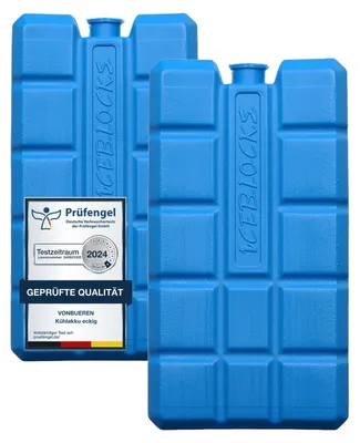 Produktbild von Kühlakku Kühlelement Kühlpack - 200 g - Auslaufsicher - Set mit 2 bis 8 Stück - Für Kühltasche und Kühlbox