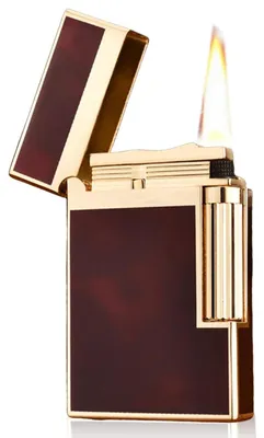 Produktbild von Sturmfeuerzeug Jetflamme nachfüllbar Retro-Design Zinklegierung Rot 62.5x37x12mm